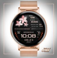 PW62 Digital Flower Watch Face syot layar 3