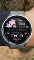 PW62 Digital Flower Watch Face penulis hantaran
