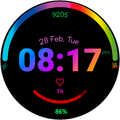 Rainbow Color Watch Face
