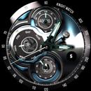 Red Metal Watch Face APK