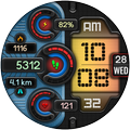 Digital DUBAS Sport Watchface