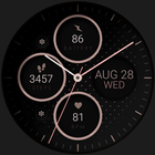 Rose Gold v2 analog watch face icon