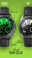 S4U Race digital watch face اسکرین شاٹ 1