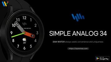 SamWatch Simple Analog 34 poster