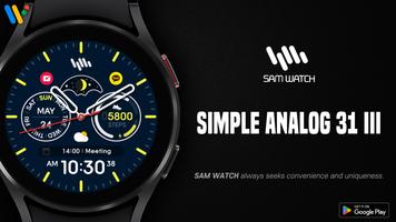 SamWatch Simple Analog 31 III poster