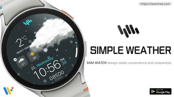 SamWatch Simple Weather Poster