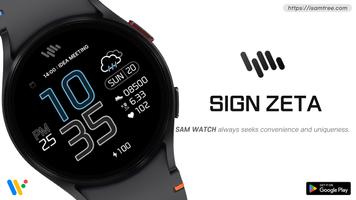 SamWatch Sign Zeta Plakat