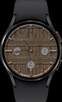 Wood Analogue Watch Face ポスター