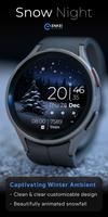 Snow Night - watch face постер