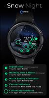 Snow Night - watch face скриншот 3