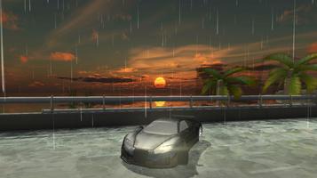 Turbo Water Slide Car Racing : screenshot 2