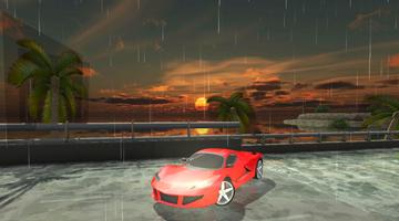 Turbo Water Slide Car Racing : screenshot 3