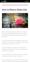 Water Lily Plant Care Guide screenshot 2