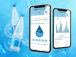 Water Reminder & Step Counter poster