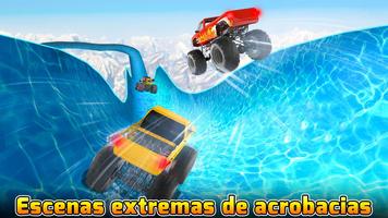 Water Slide Monster Truck Race captura de pantalla 2