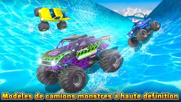 Water Slide Monster Truck Race Affiche