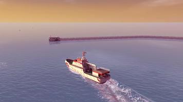 Water Ski Ship Racing Simulator:Boat Driving Games capture d'écran 2