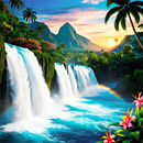 Водопад обои hd APK