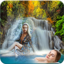 Bingkai foto dua air terjun APK