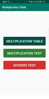 Multiplication Tables ポスター