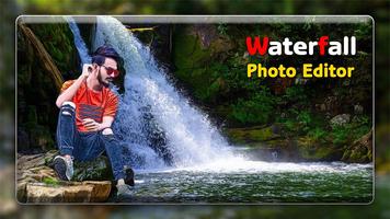 Wasserfall-Fotoeditor - Wasserfall-Bilderrahmen Plakat