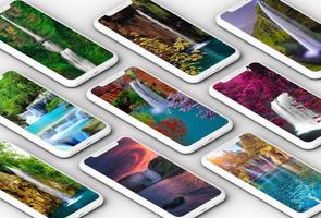 Waterfall Wallpaper الملصق