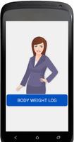 Body Weight Log Cartaz