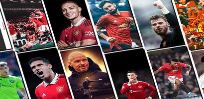 Manchester United Wallpaper 4K Affiche
