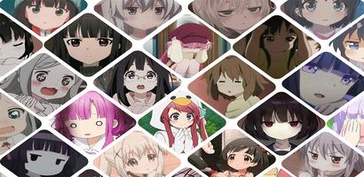 Anime Girl WAStickerApps โปสเตอร์