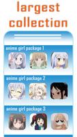 Anime Girl WAStickerApps स्क्रीनशॉट 2