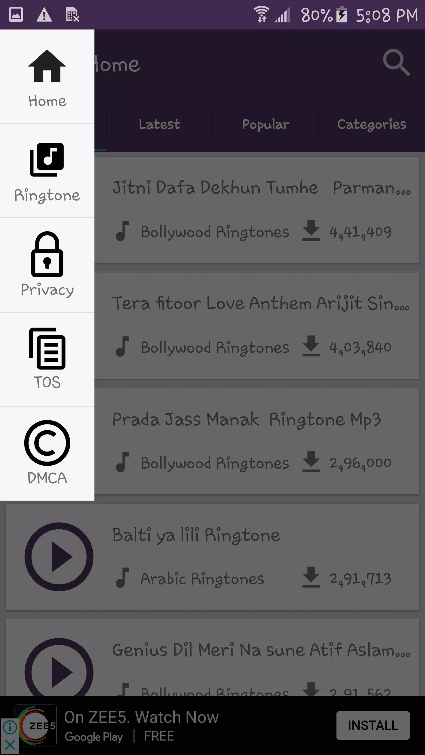 Ringtones Lab-Download All Mp3 ringtones & rington APK voor Android Download
