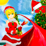 VR Waterslide Christmas Frozen Adventure иконка