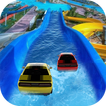 Waterpark Ride & Water Surfing Car Stunts & Slides