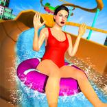 Water Slide Uphill Rush Park