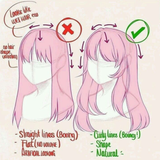 Zeichnen Sie Haare im Anime-St