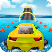 Water Surfing Car Stunts-icoon