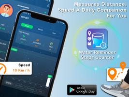 Water Reminder water drink Step counter pedometer تصوير الشاشة 3