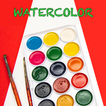 How to paint watercolor icon