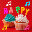 The happy birthday song icon