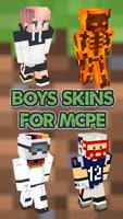 Boys Skins Big Pack For MCPE 2020 Affiche