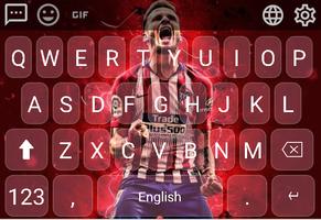 Teclado del Atletico de Madrid Affiche