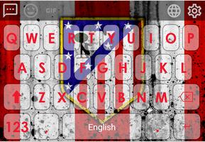 Teclado del Atletico de Madrid تصوير الشاشة 1