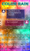 برنامه‌نما Color Rain Keyboard Wallpaper عکس از صفحه