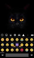 Dark Cat Live Wallpaper Theme ảnh chụp màn hình 3