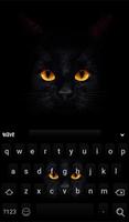 Dark Cat Live Wallpaper Theme ảnh chụp màn hình 1