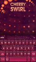 Cherry Swirl Wallpaper Theme ảnh chụp màn hình 1