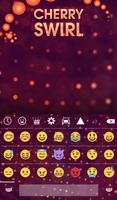 Cherry Swirl Wallpaper Theme ảnh chụp màn hình 3