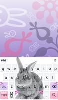 Cute Bunny Wallpaper Theme تصوير الشاشة 1