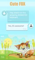 Cute Fox Animated Keyboard Screenshot 2