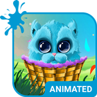 Cute Kitty Keyboard Wallpaper biểu tượng